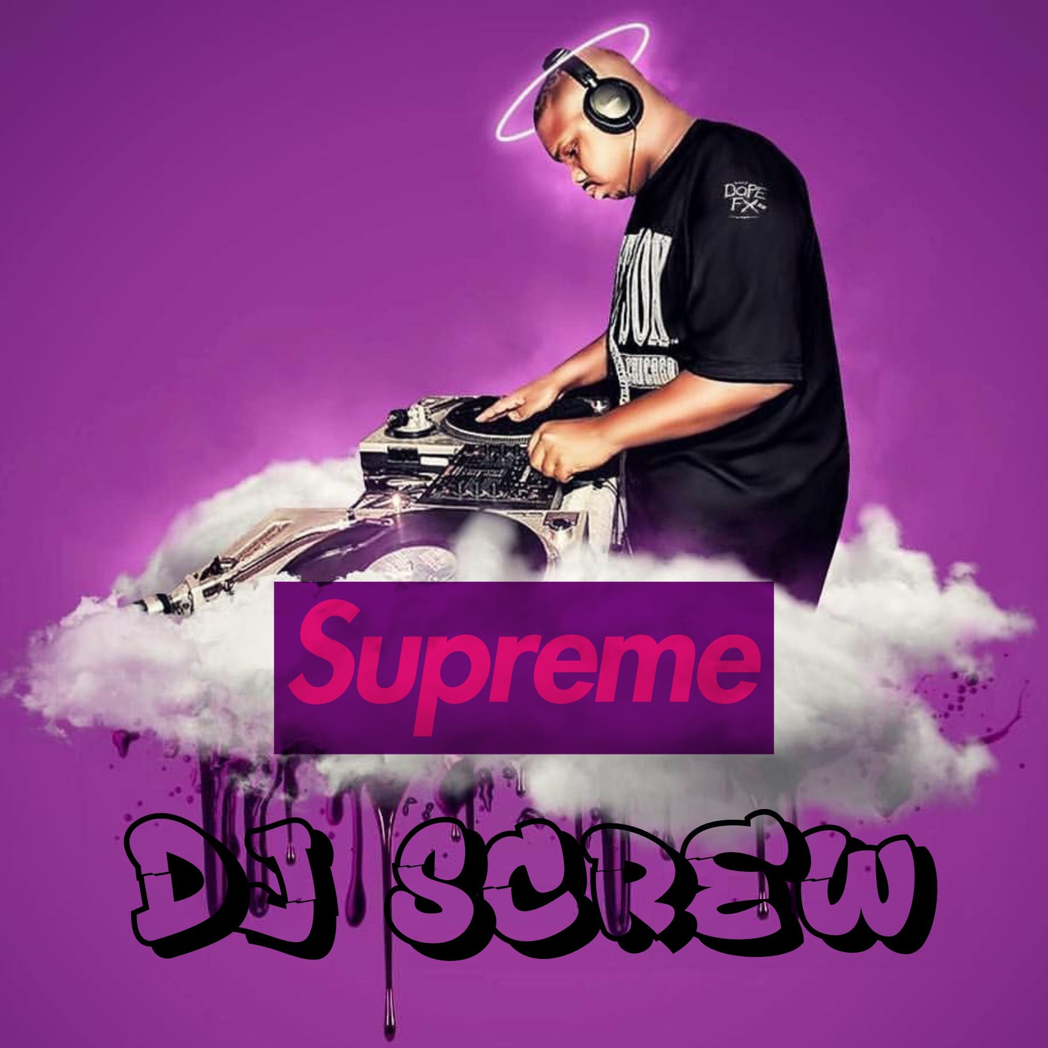 Supreme x DJ Screw Screwed Up Click Tee