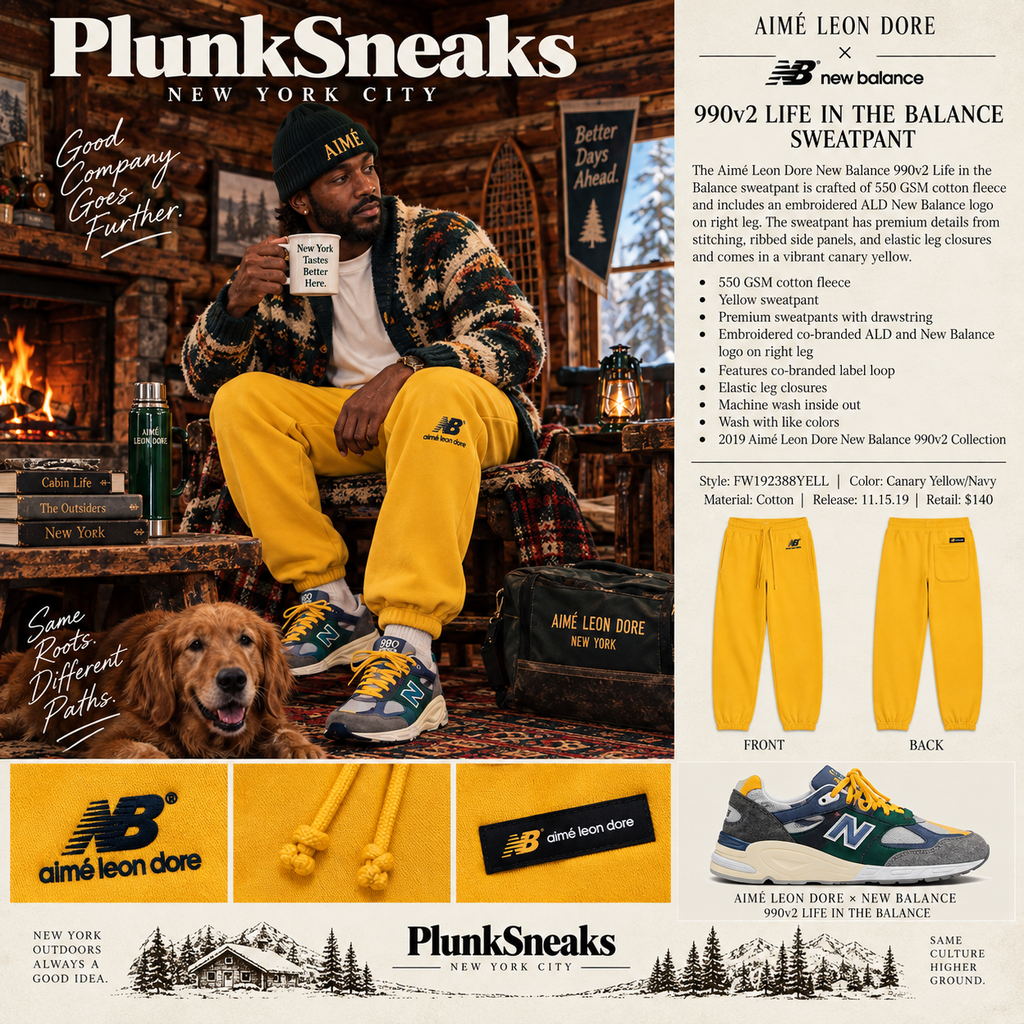 Aimé Leon Dore New Balance 990v2 Life in the Balance Sweatpant 2019 (USED)
