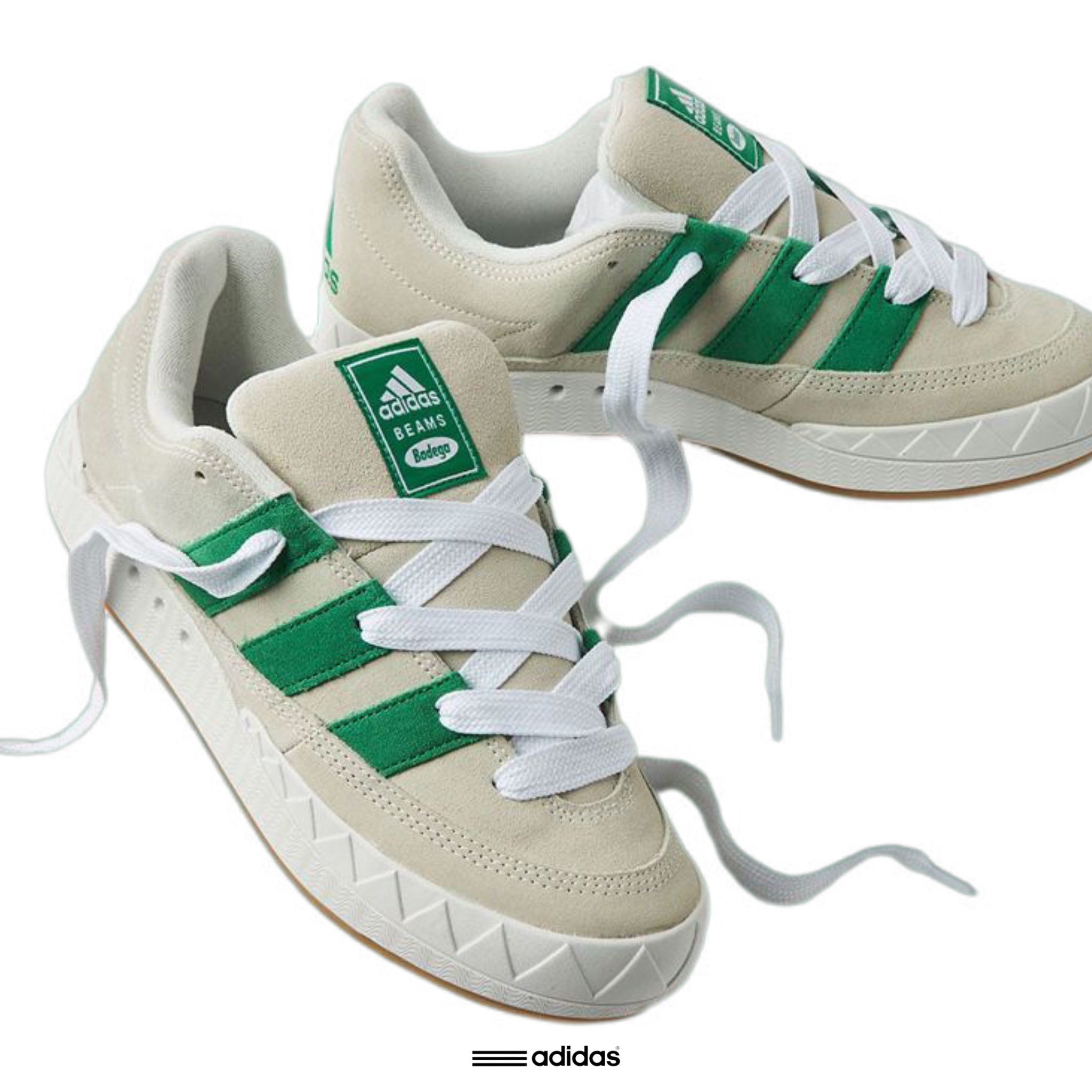 BEAMS x Bodega adidas Adimatic Off-White Green
