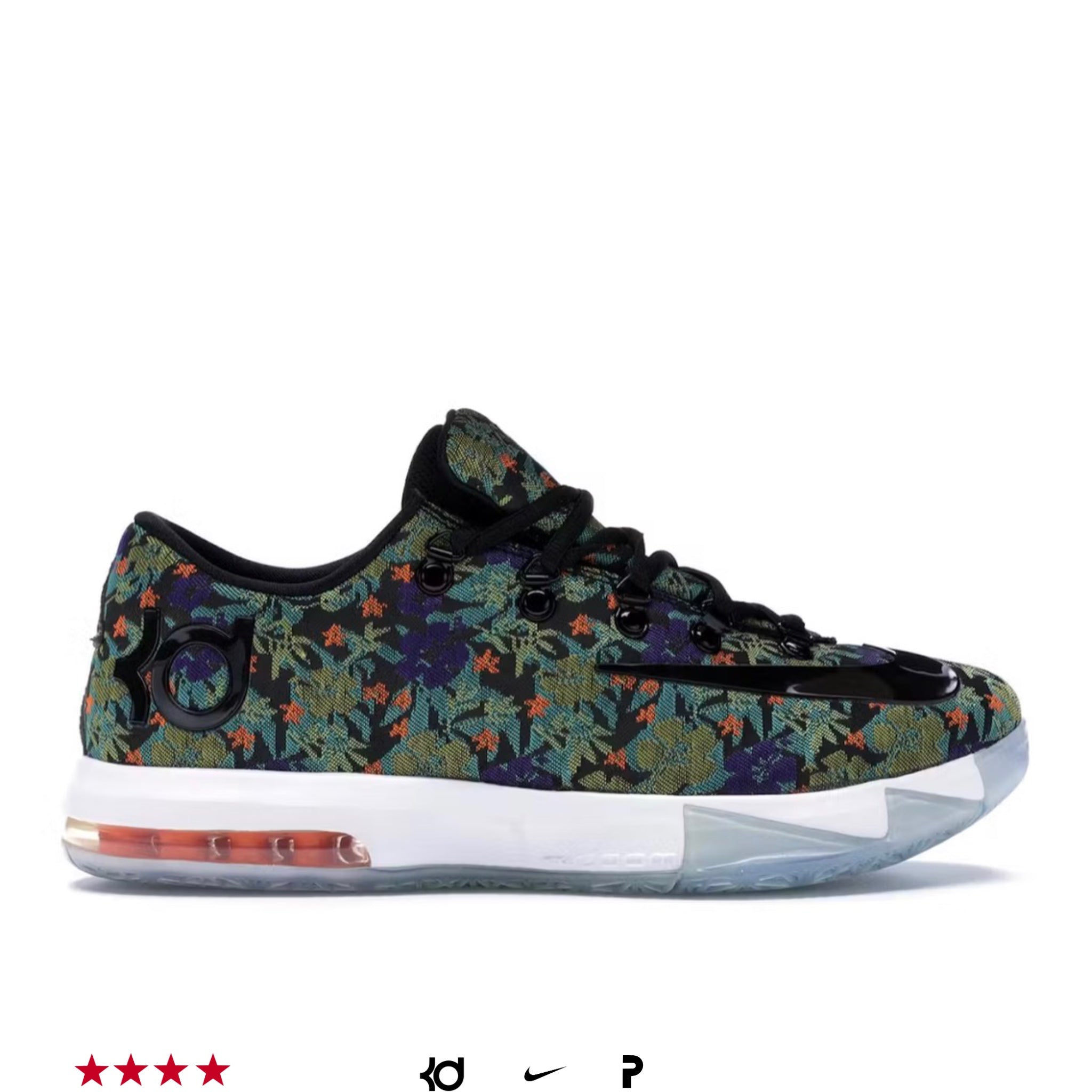 Nike KD 6 Low QS EXT Floral 2014 (USED)