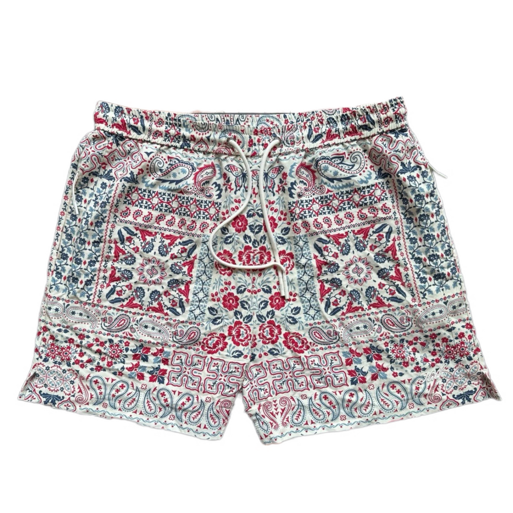 Kith Needlepoint Print Hardaway Short Sandrift 2023 (NEW-)