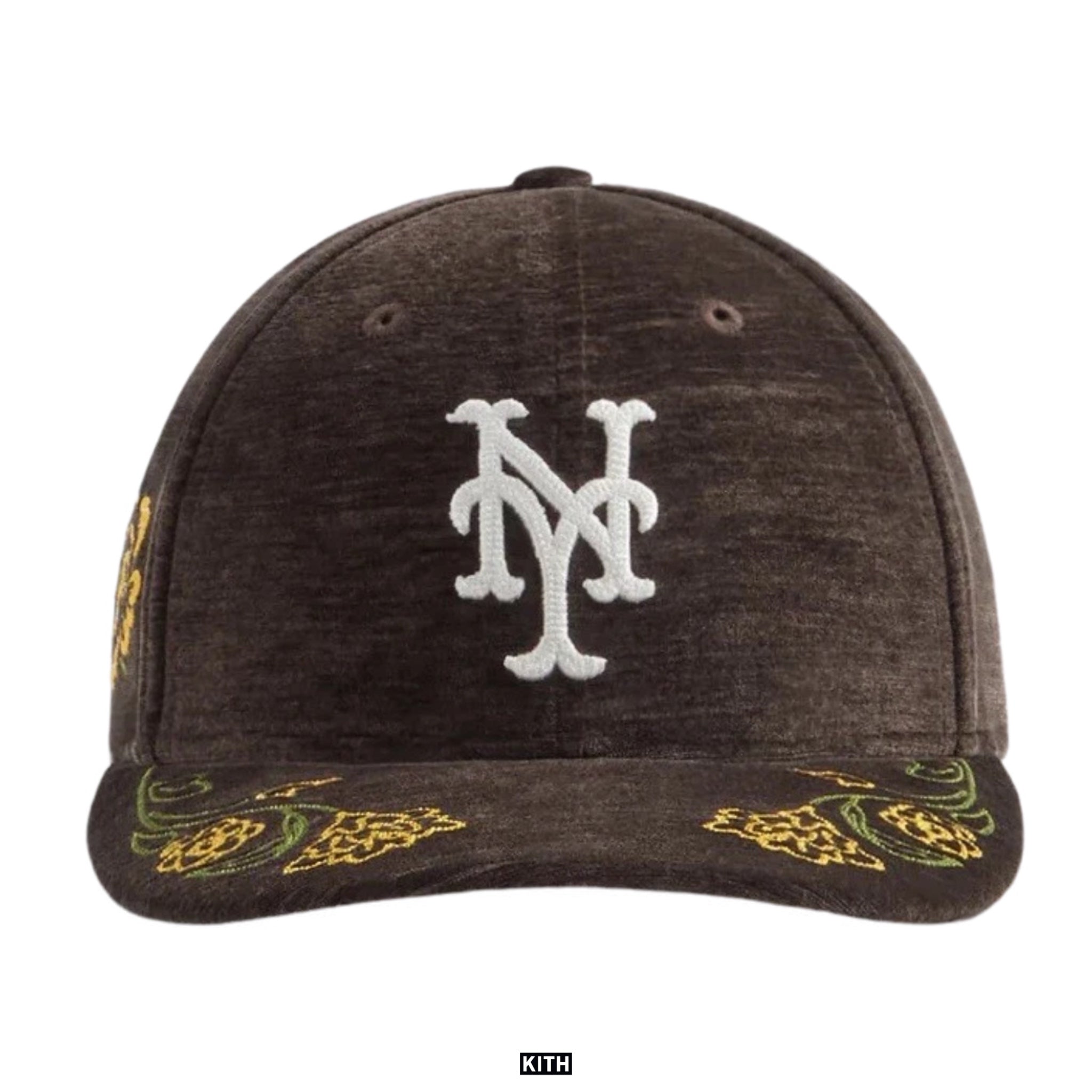 Kith New Era for the New York Mets Floral Chenille Low Profile 59FIFTY Cap Hat