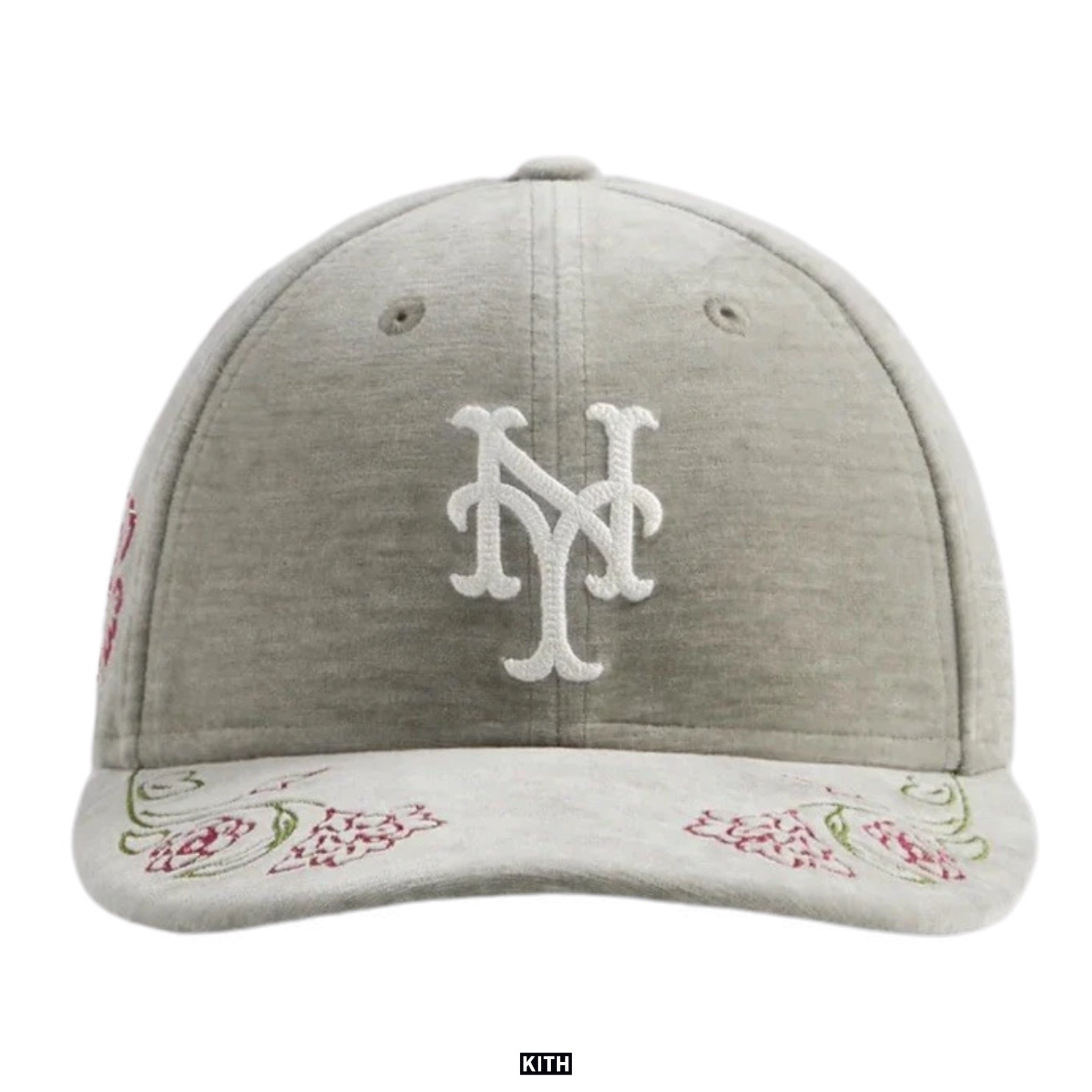 Kith New Era for the New York Mets Floral Chenille Low Profile 59FIFTY Cap Hat