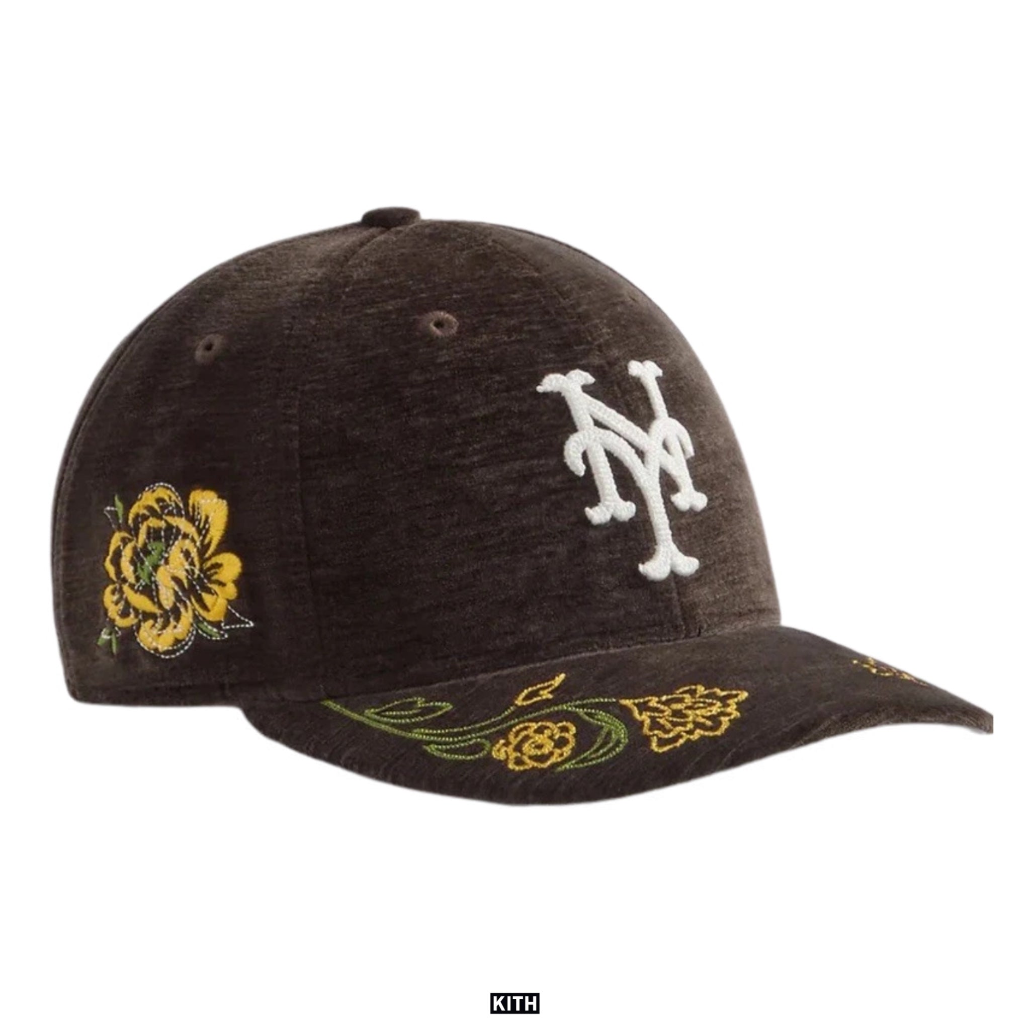 Kith New Era for the New York Mets Floral Chenille Low Profile 59FIFTY Cap Hat