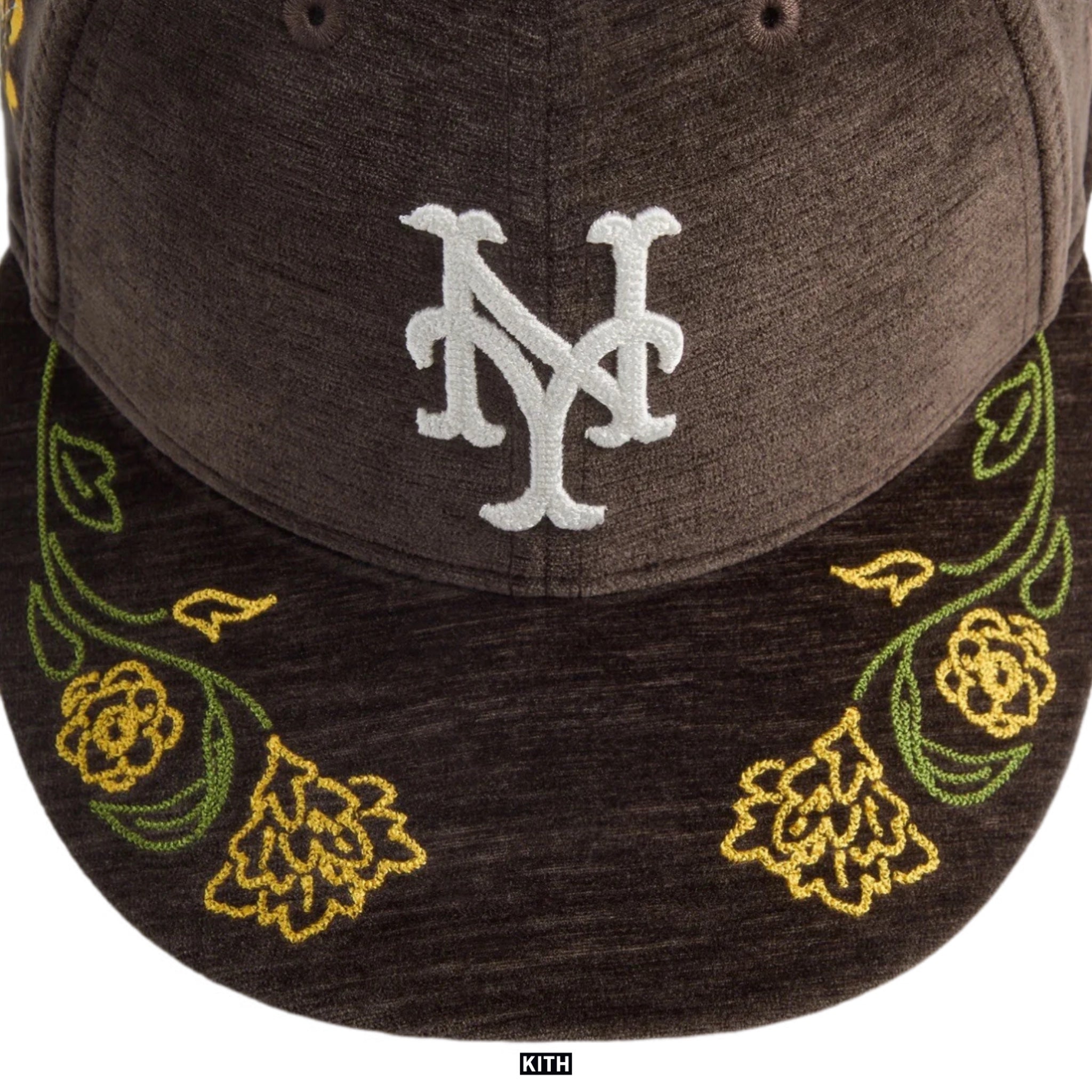 Kith New Era for the New York Mets Floral Chenille Low Profile 59FIFTY Cap Hat