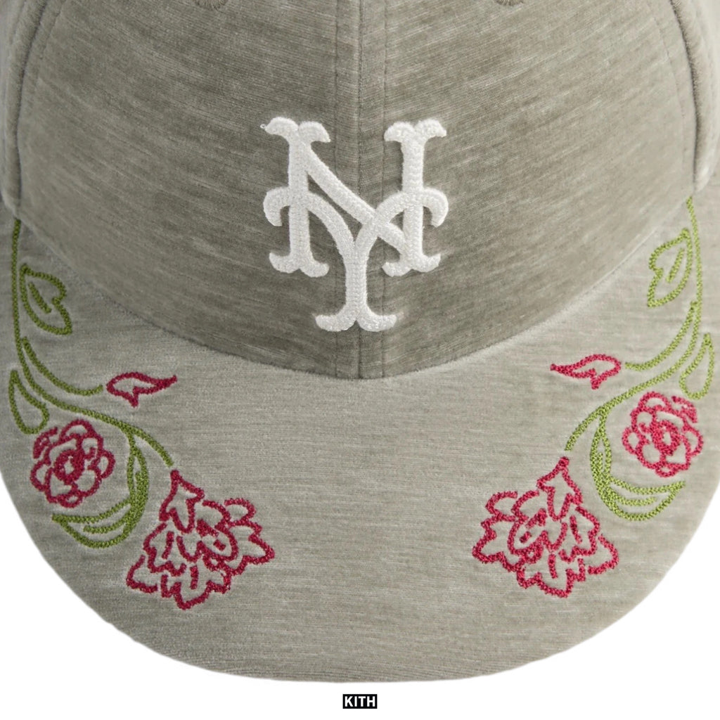 Kith New Era for the New York Mets Floral Chenille Low Profile 59FIFTY Cap Hat