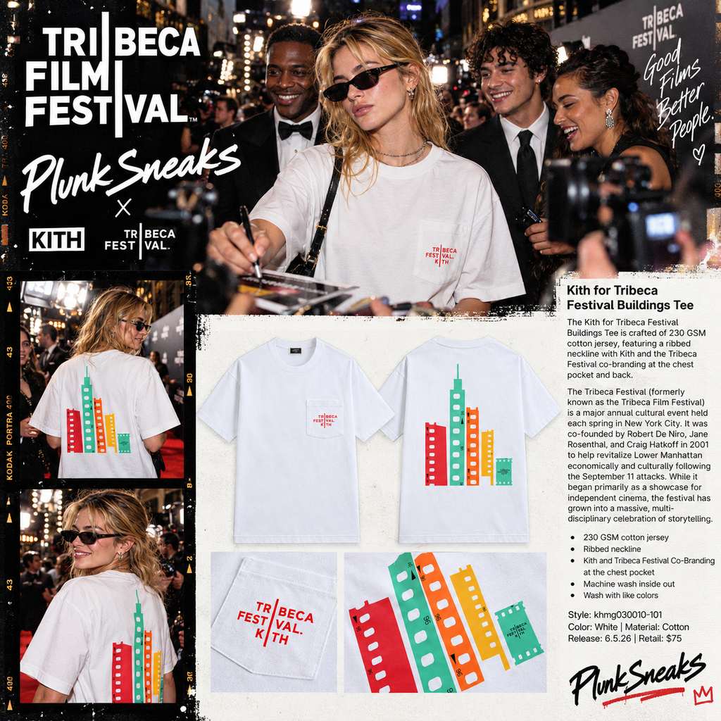 Kith for New York Tribeca Festival Buildings Standard Tee White 2026