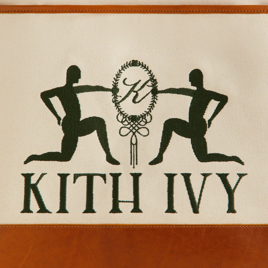 Kith Ivy Club for Wilson Leather Trimmed Tote With Ball Bag