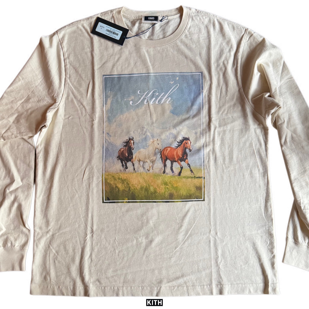 Kith Mustang Long Sleeve Vintage Tee | Store Exclusive