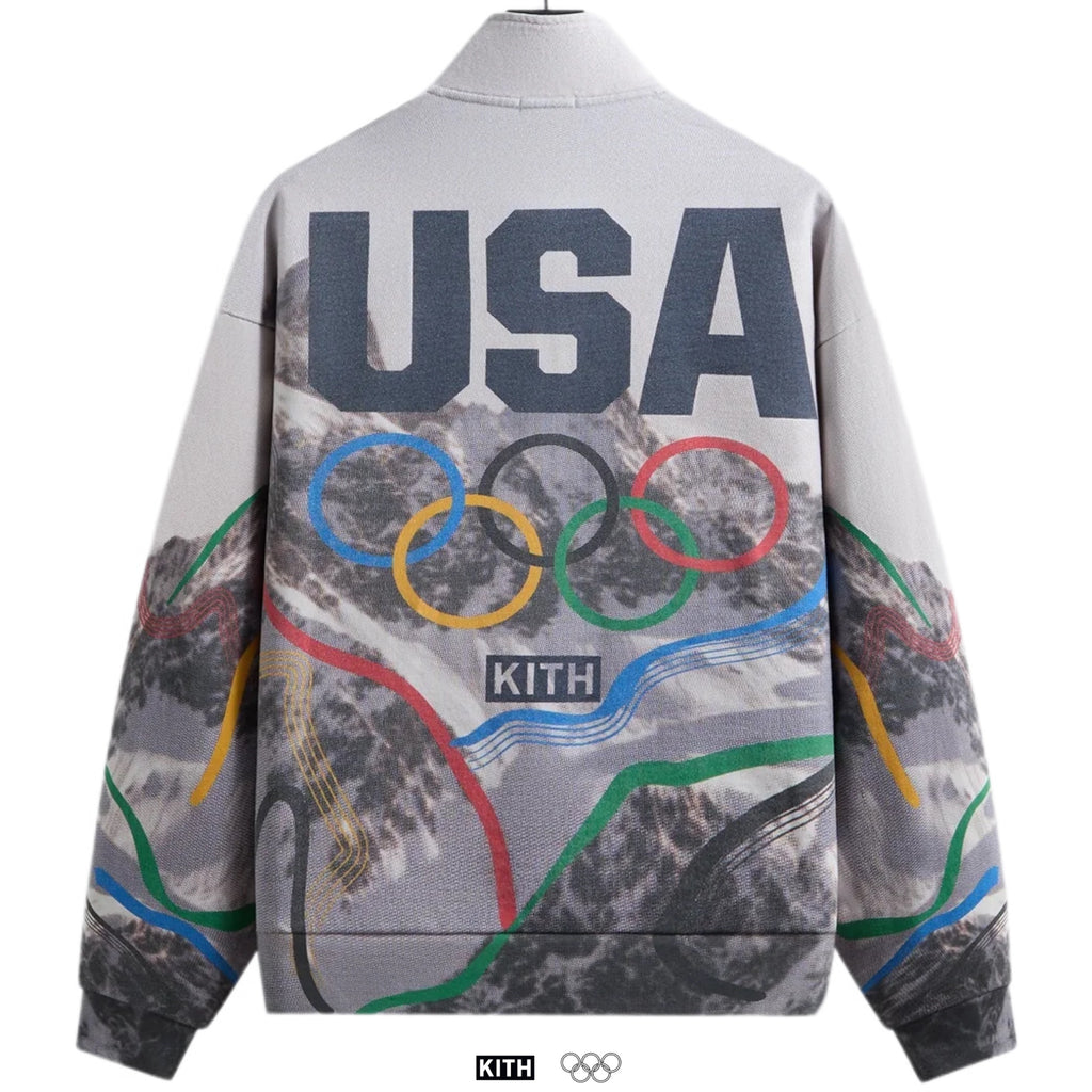Kith for Team USA Winter Mountain Quarter Zip Sweater