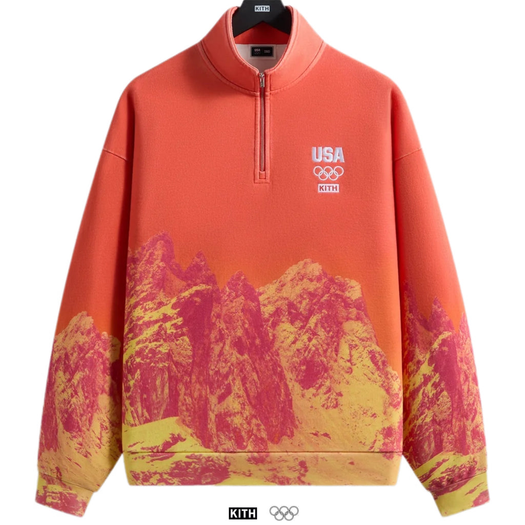 Kith for Team USA Winter Mountain Quarter Zip Sweater