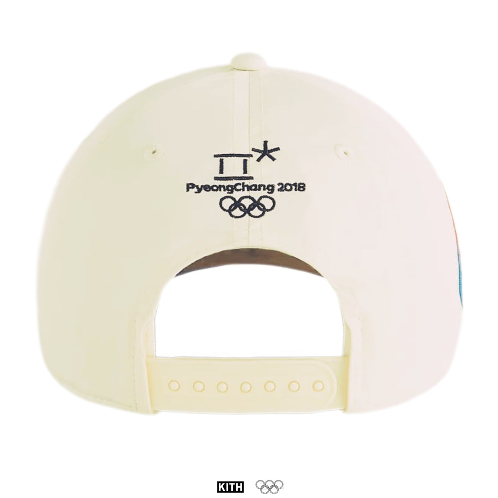 Kith for Olympics Heritage Pyeongchang 2018 Nylon Bay Low Pinch Crown Snapback Hat