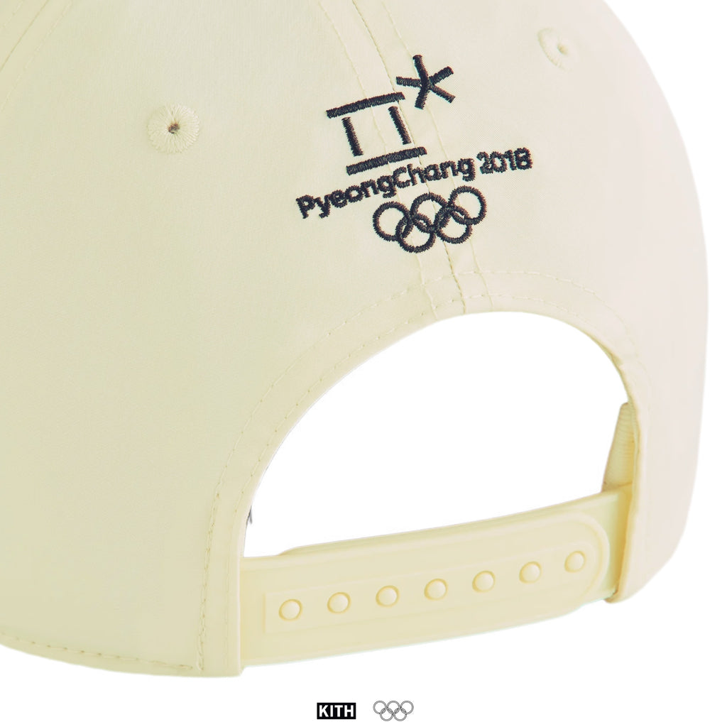 Kith for Olympics Heritage Pyeongchang 2018 Nylon Bay Low Pinch Crown Snapback Hat
