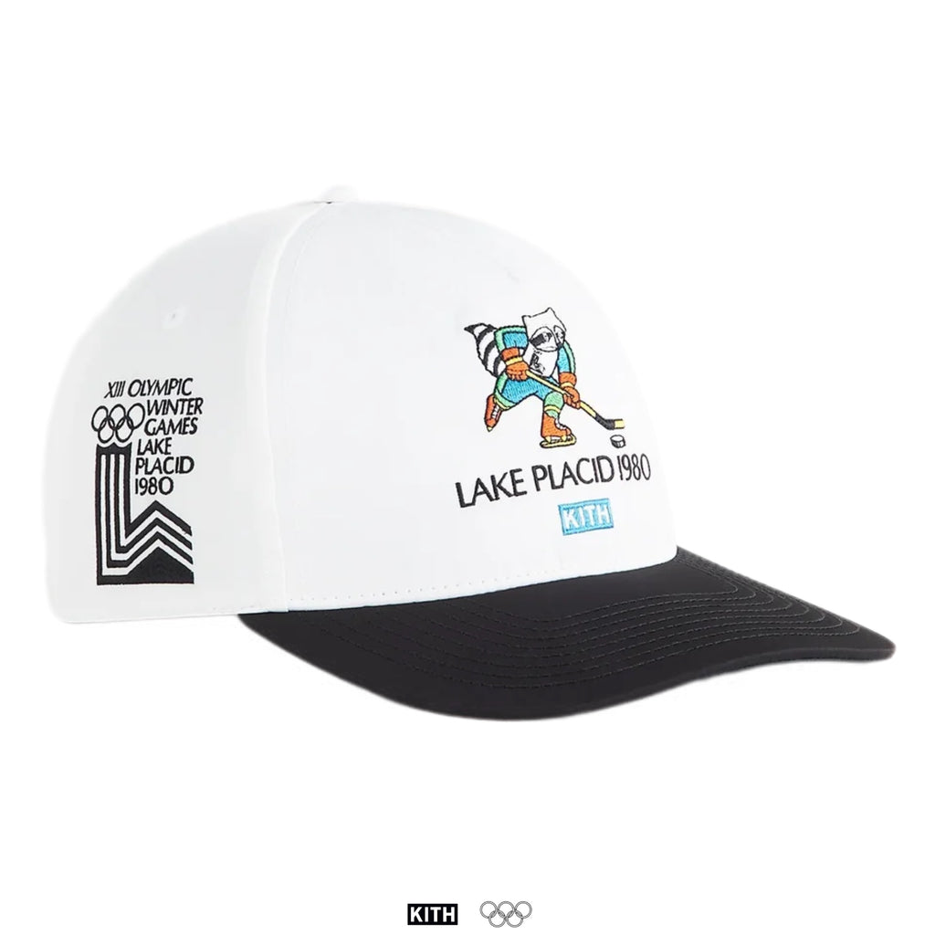 Kith for Olympics Heritage Lake Placid  1980 Nylon Bay Low Pinch Crown Snapback Hat