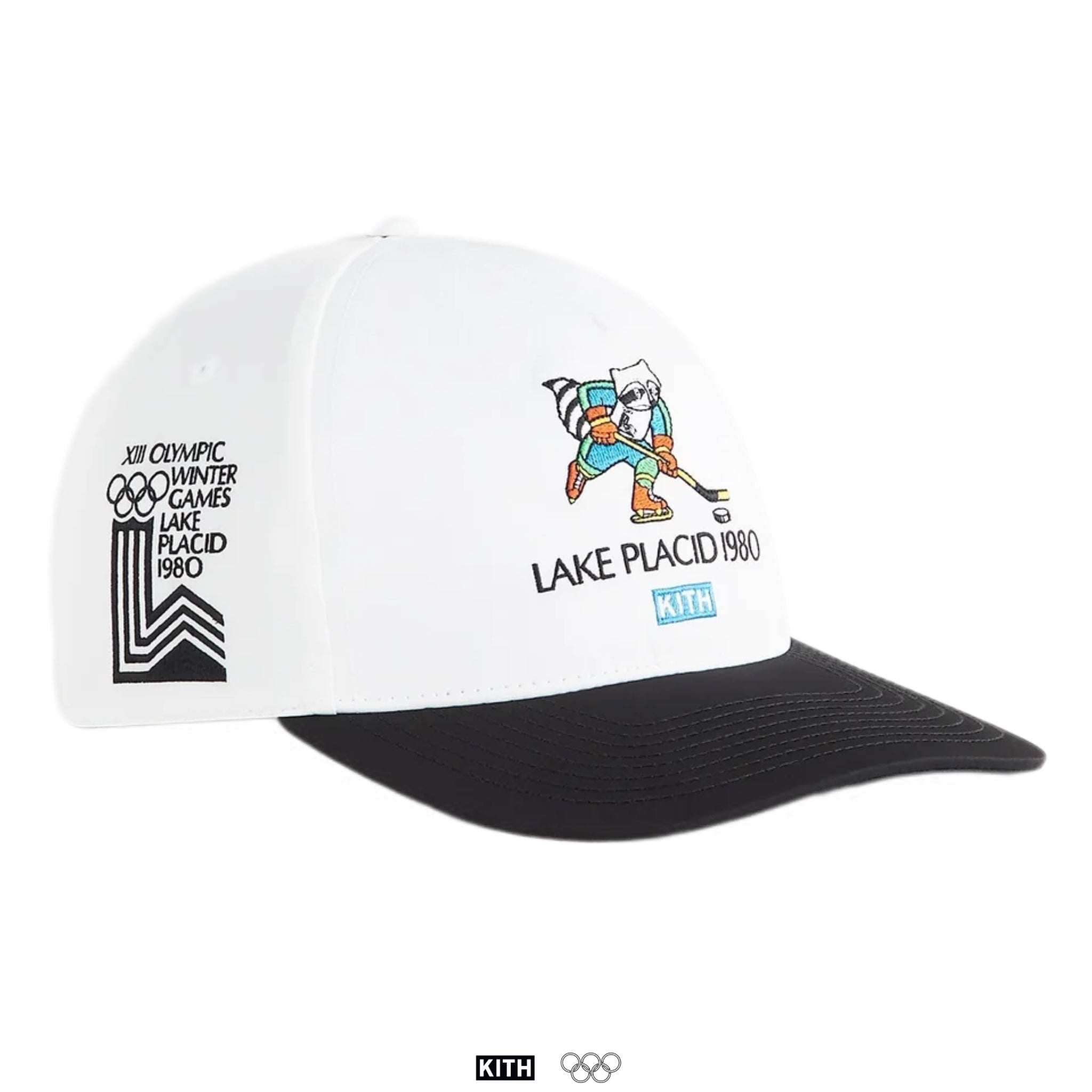 Kith for Olympics Heritage Lake Placid  1980 Nylon Bay Low Pinch Crown Snapback Hat
