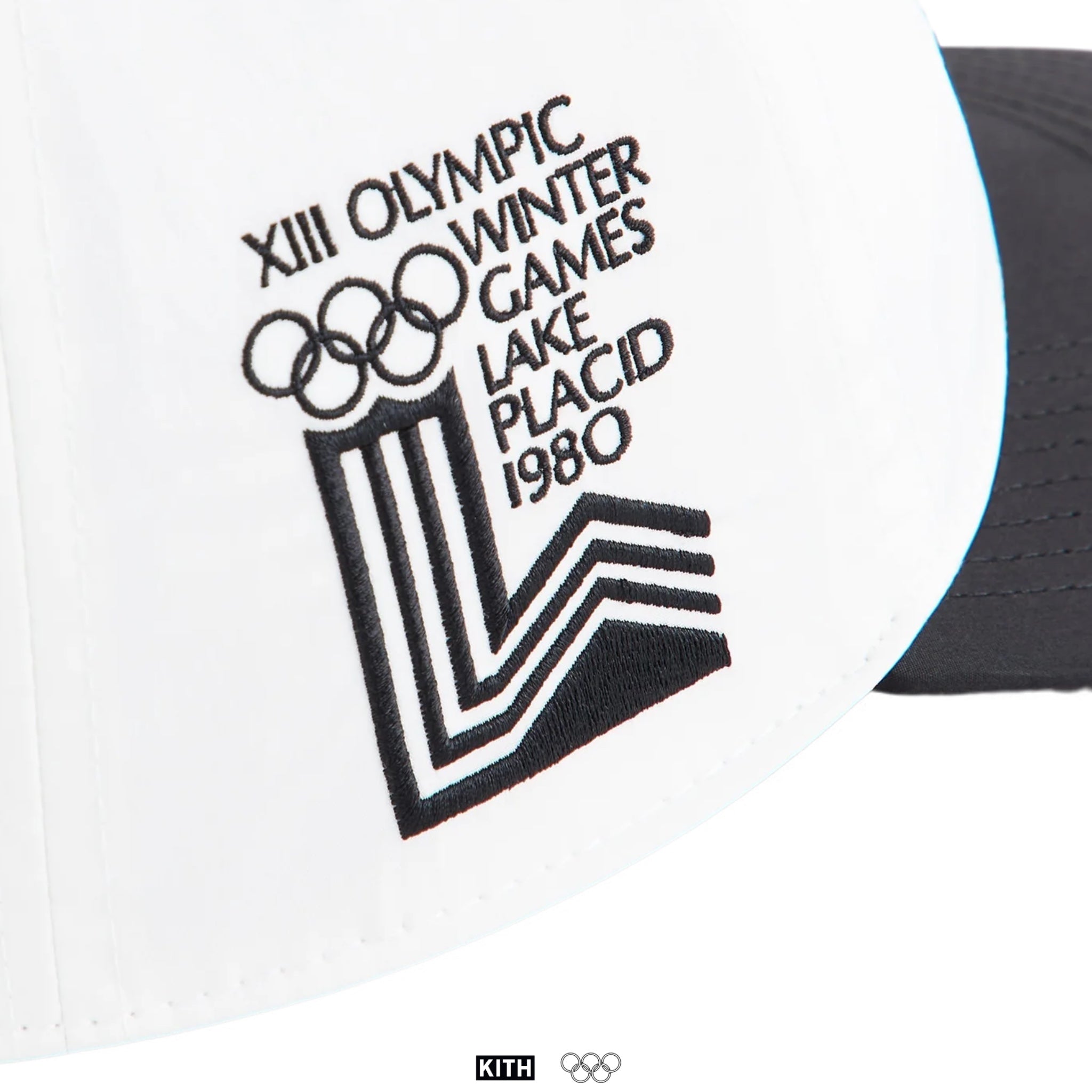 Kith for Olympics Heritage Lake Placid  1980 Nylon Bay Low Pinch Crown Snapback Hat
