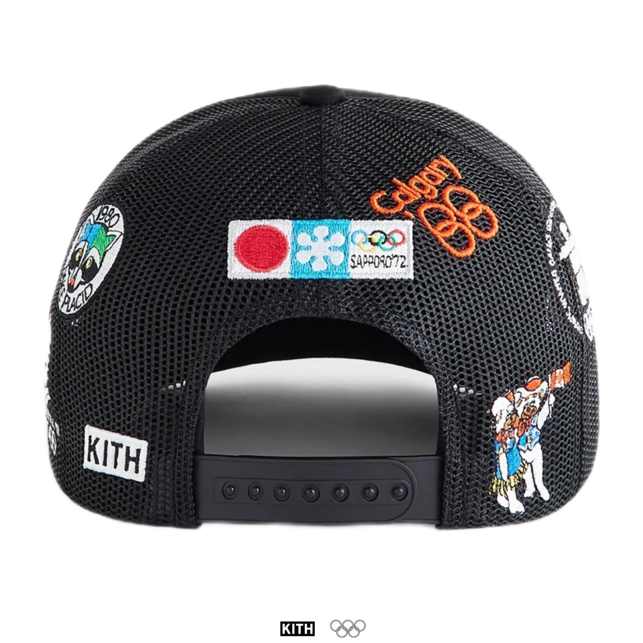 Kith for Olympics Heritage All-Over Logo Poly Foam Nolan Trucker Hat