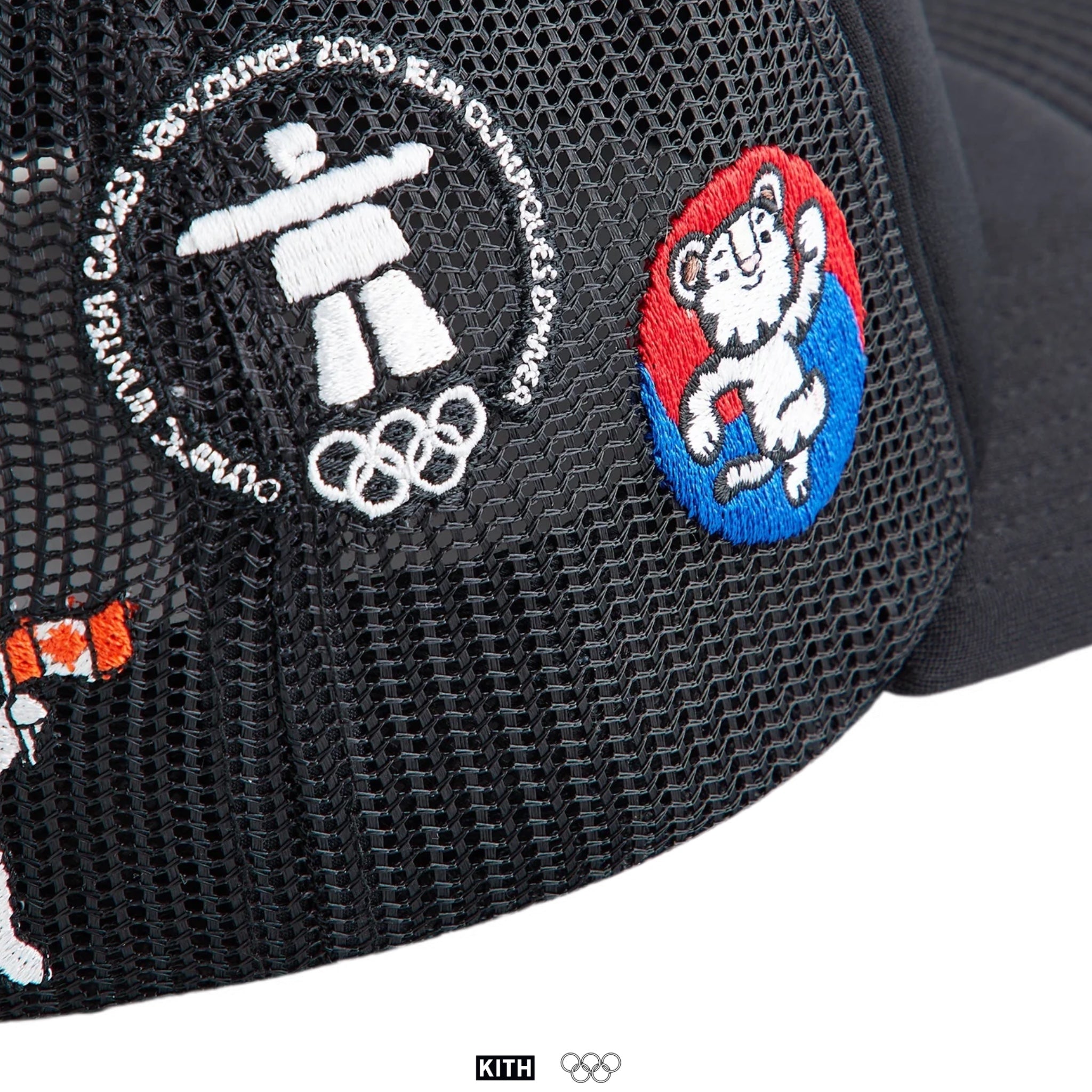 Kith for Olympics Heritage All-Over Logo Poly Foam Nolan Trucker Hat