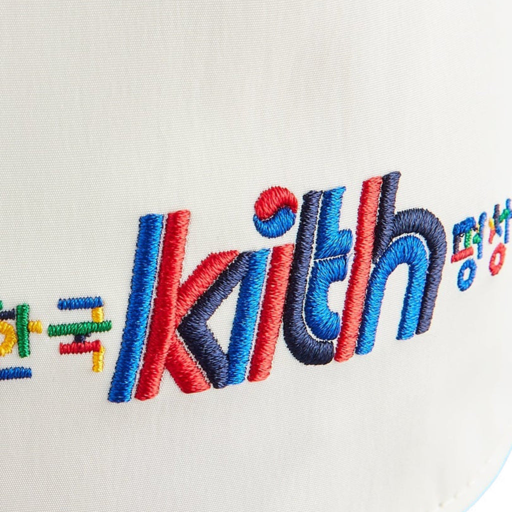 Kith for Olympics Heritage Pyeongchang 2018 Nylon Bay Low Pinch Crown Snapback Hat