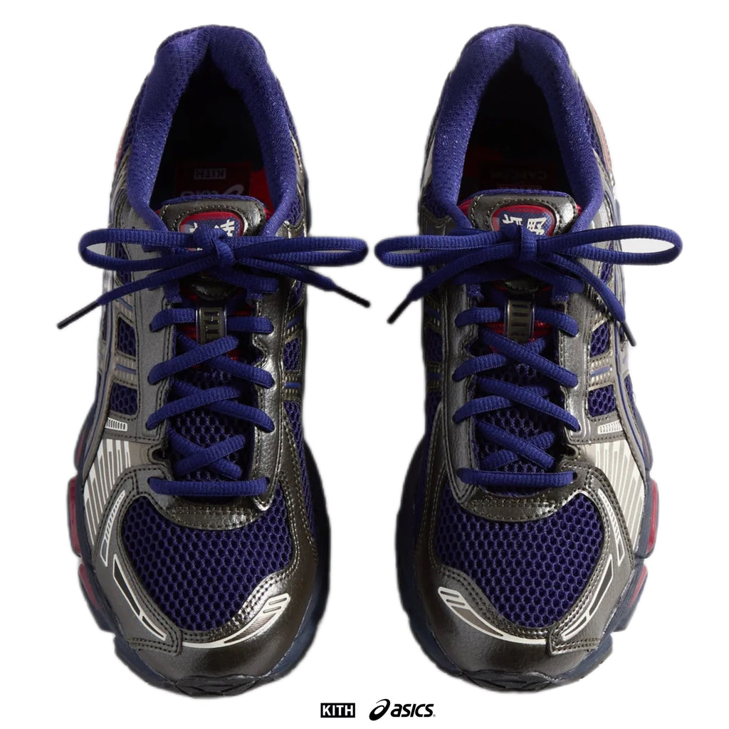 Kith Marvel VS CAPCOM ASICS GEL- Kayano 12.1 Captain America SINGLE PAIR With Comic Book
