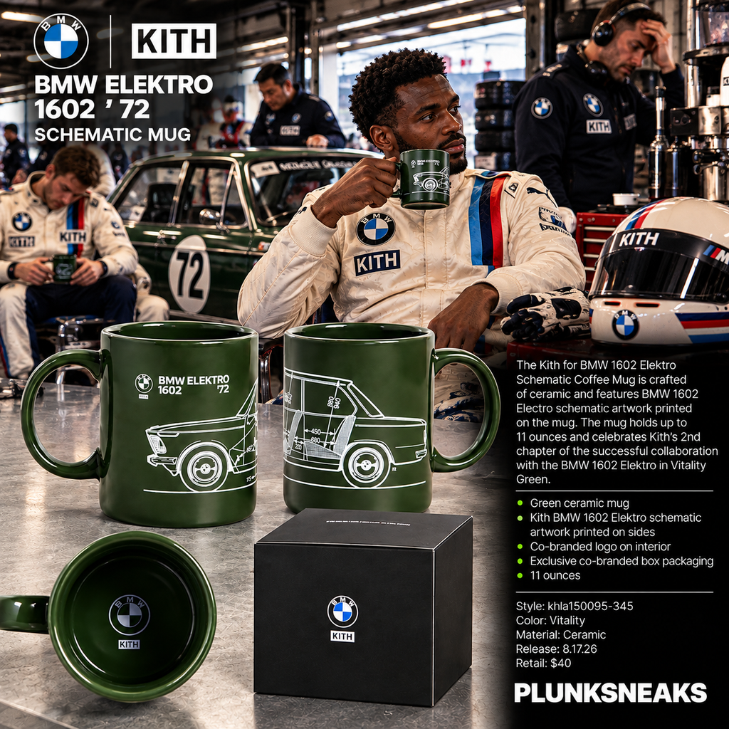 Kith for BMW 1602 Elektro Schematic Coffee Mug Vitality 2026