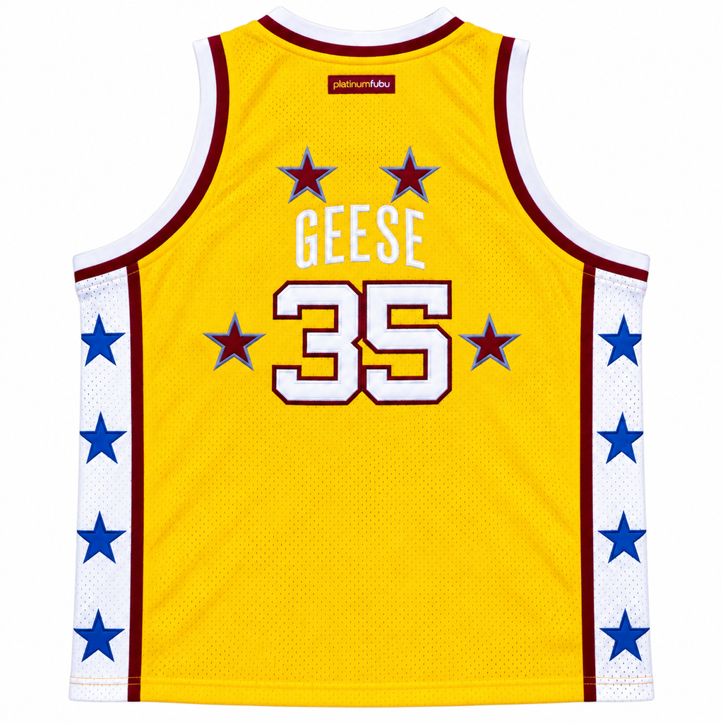 Platinum FUBU Harlem Globetrotters Korean Vintage Jersey 2005 Yellow (USED)