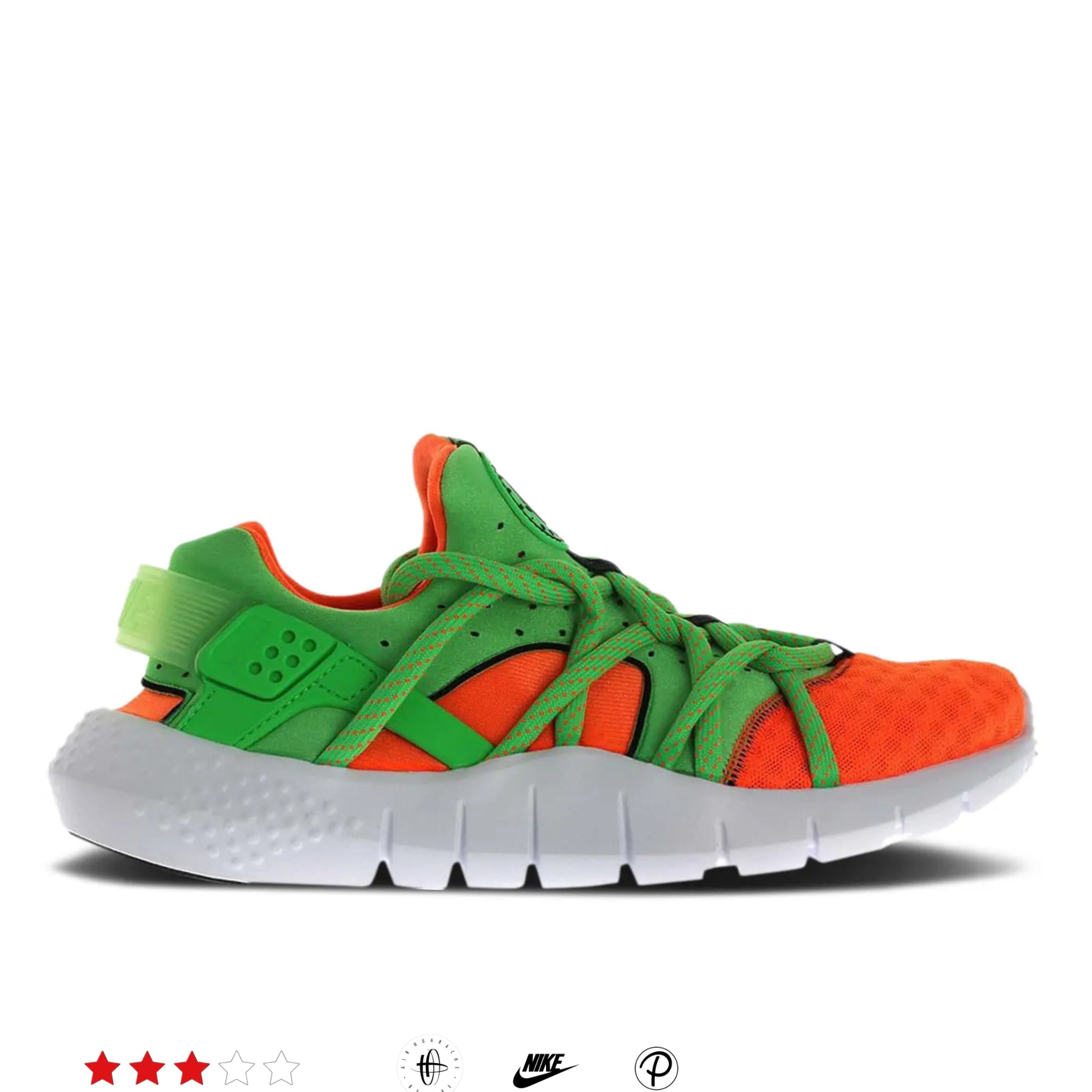 Nike Air Huarache NM Total Orange Poison Green 2015 (USED)