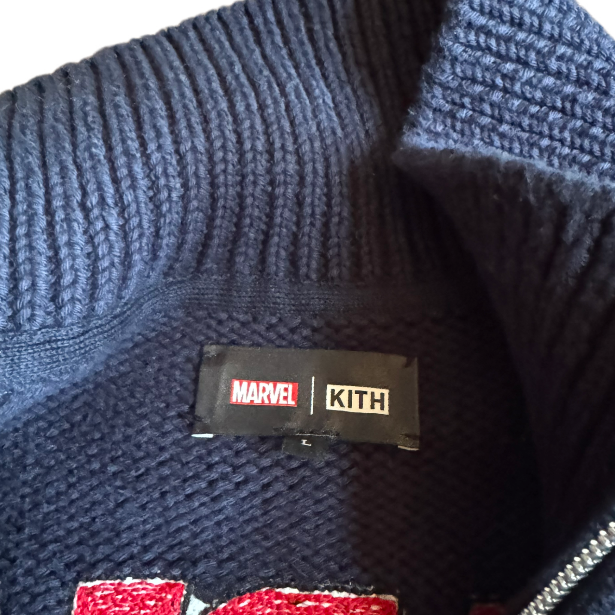 Kith Marvel Comics Wyona Full-Zip Sweater Jacket 2024 (USED)