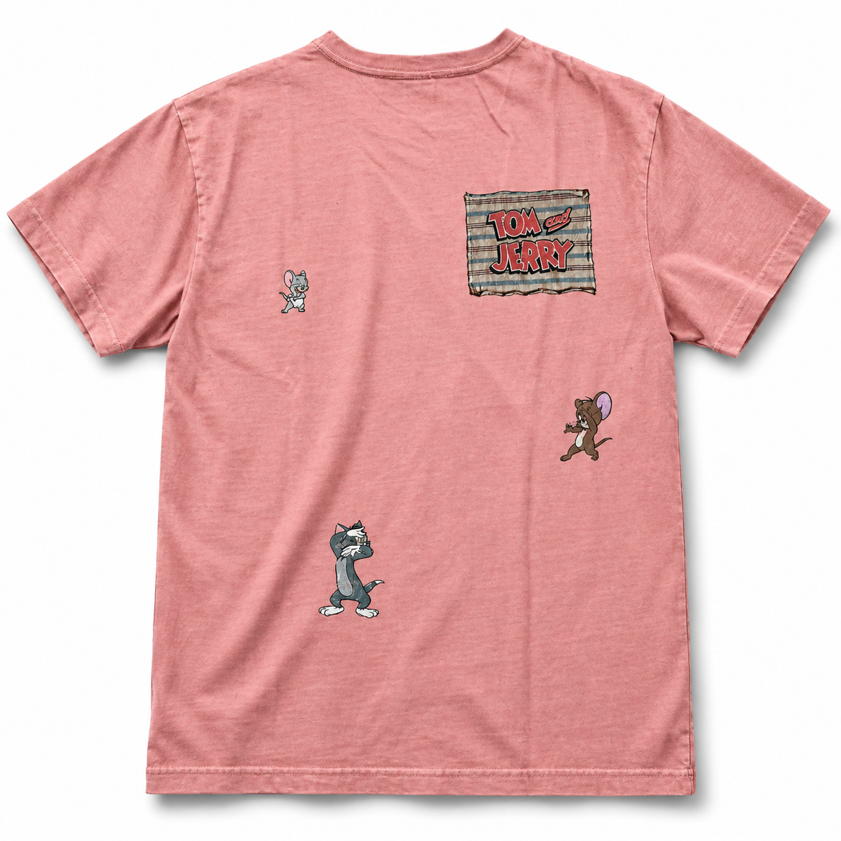 Tom and Jerry Chasing Patch Vintage Tee | Korea Exclusive 2026
