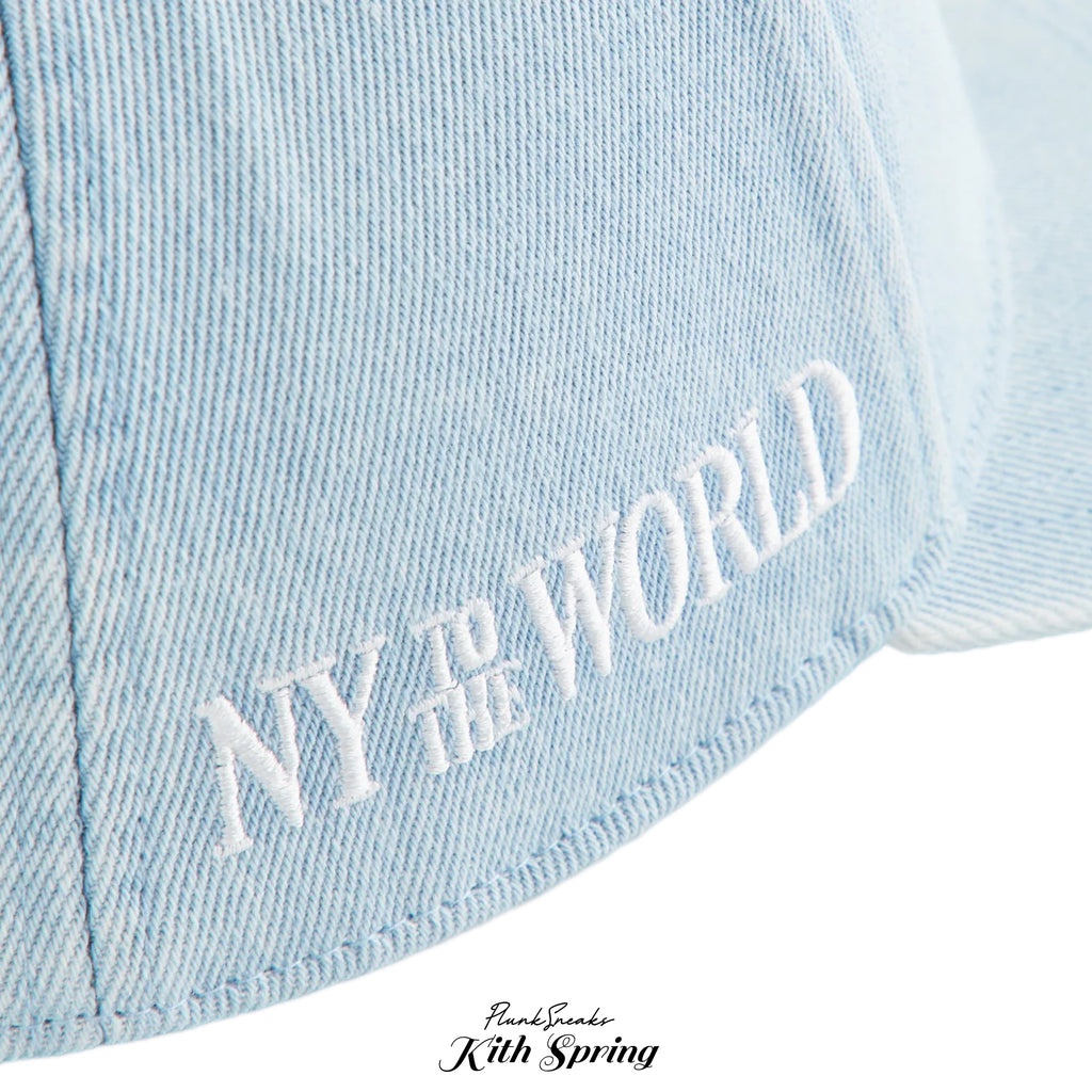 Kith K&K New York Denim Bay Low Pinch Crown Snapback