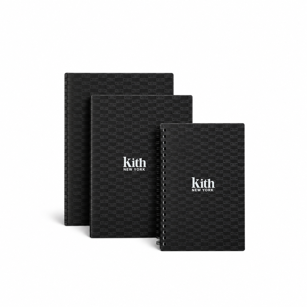 Kith Kids Back to School Notebook Folder Box Set Black 2026