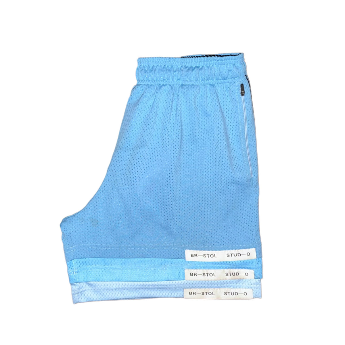 Bristol Studio Triple Hem Shorts Sky Blue Aqua Ice Blue 2022 (USED)