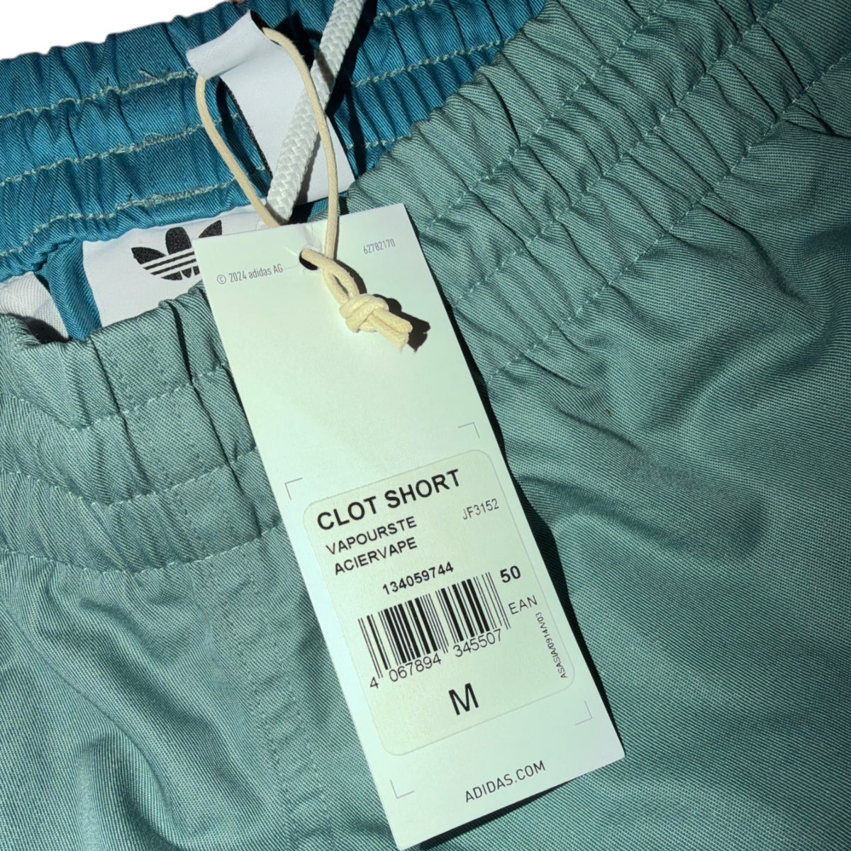 adidas Originals x CLOT Sprinter Shorts Teal Green 2024