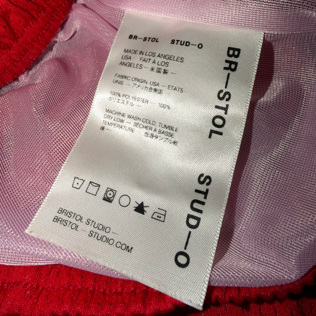 Bristol Studio Triple Hem Shorts Red Rose Pastel Pink 2022 (USED)