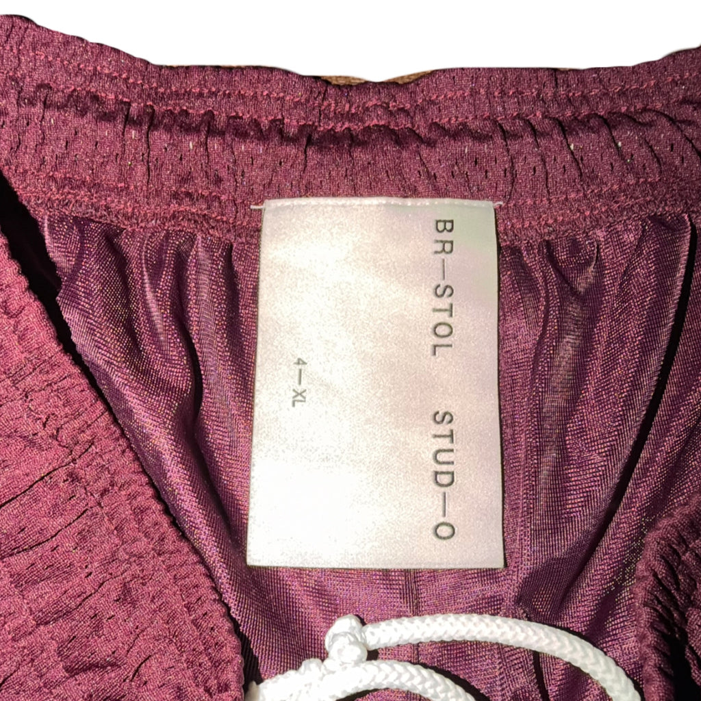 Bristol Studio Triple Hem Shorts Maroon Violet Pastel Pink 2022 (USED)