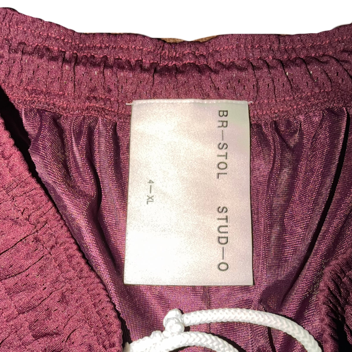 Bristol Studio Triple Hem Shorts Maroon Violet Pastel Pink 2022 (USED)
