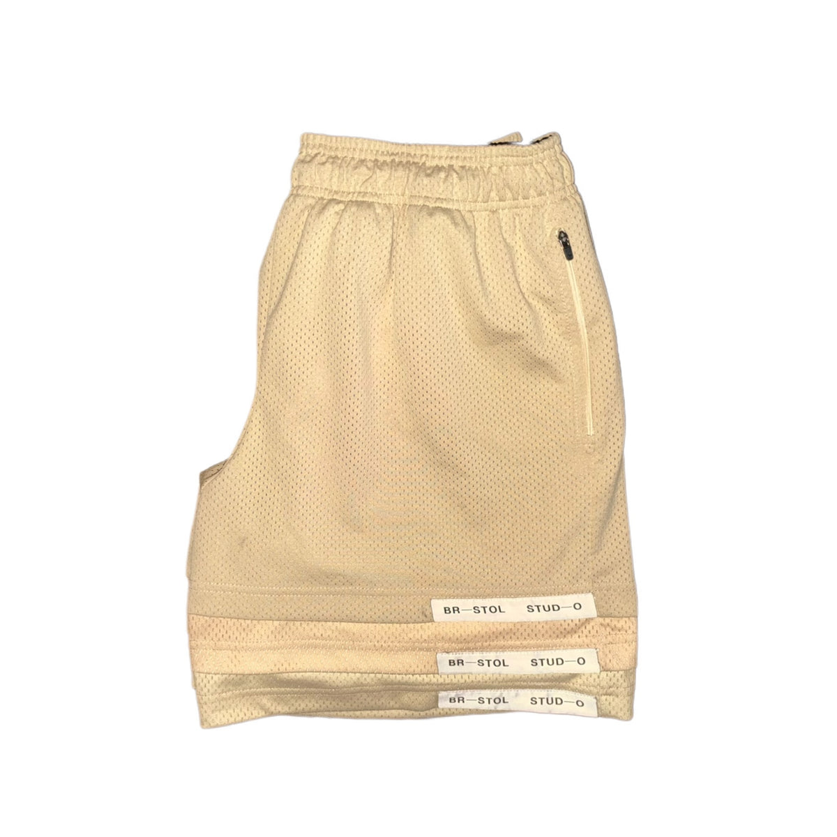 Bristol Studio Triple Hem Shorts Camel Sand Cream 2022 (USED)