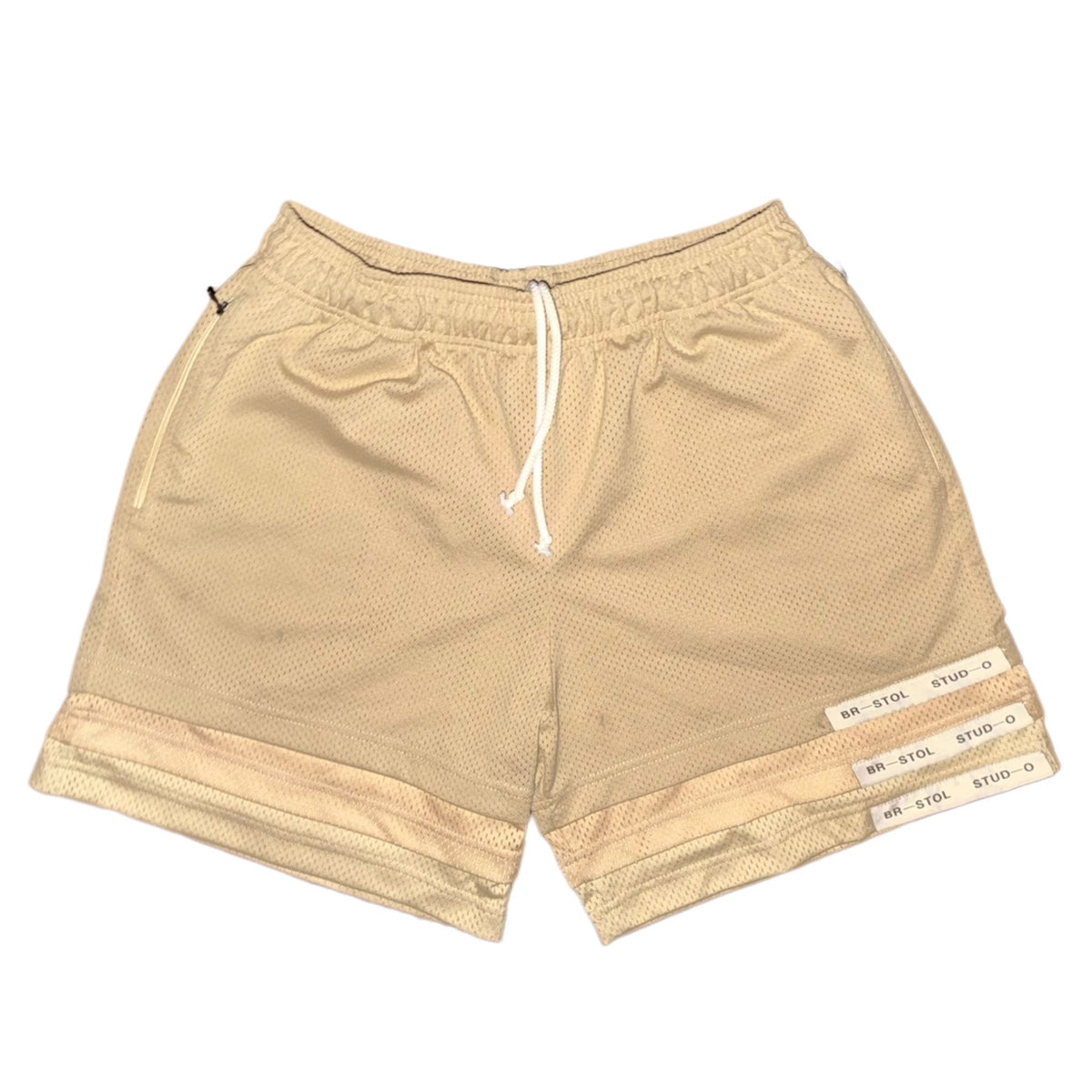 Bristol Studio Triple Hem Shorts Camel Sand Cream 2022 (USED)