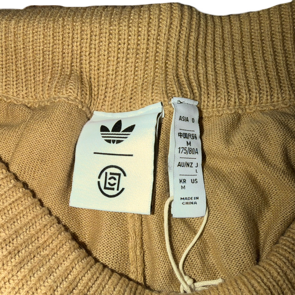 adidas Originals x CLOT Edison Chen Crochet Shorts Beige Black 2024