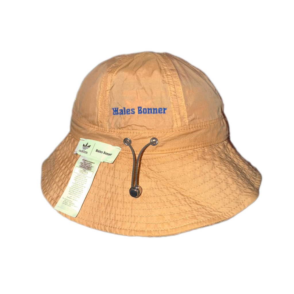 adidas Originals Wales Bonner WB Bucket Hat Check Jacquard Beige 2024 (USED)