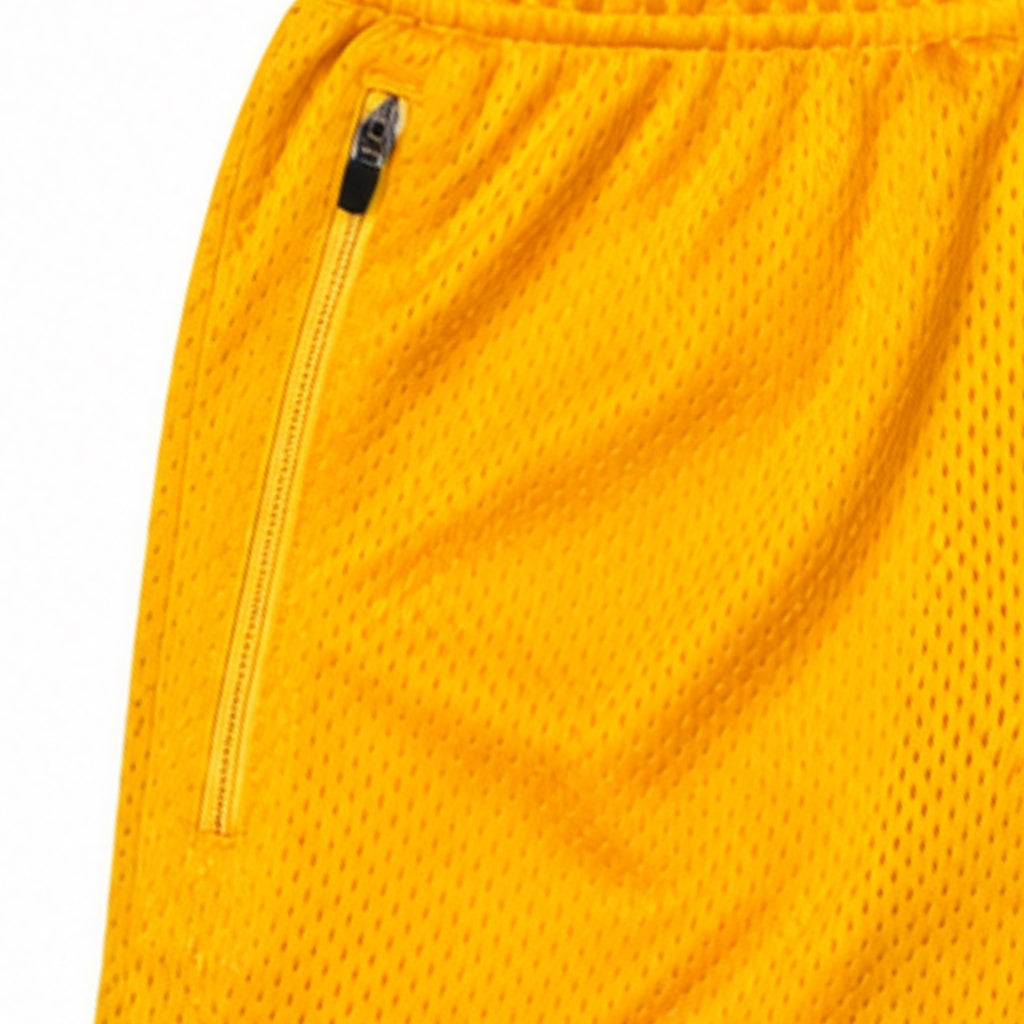 Bristol Studio Triple Hem Shorts Gold Lemon Pale Yellow 2022 (USED)
